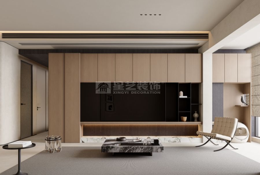 意式简约设计打造纯净生活空间，白木黑三色营造现代格调居所(图1)