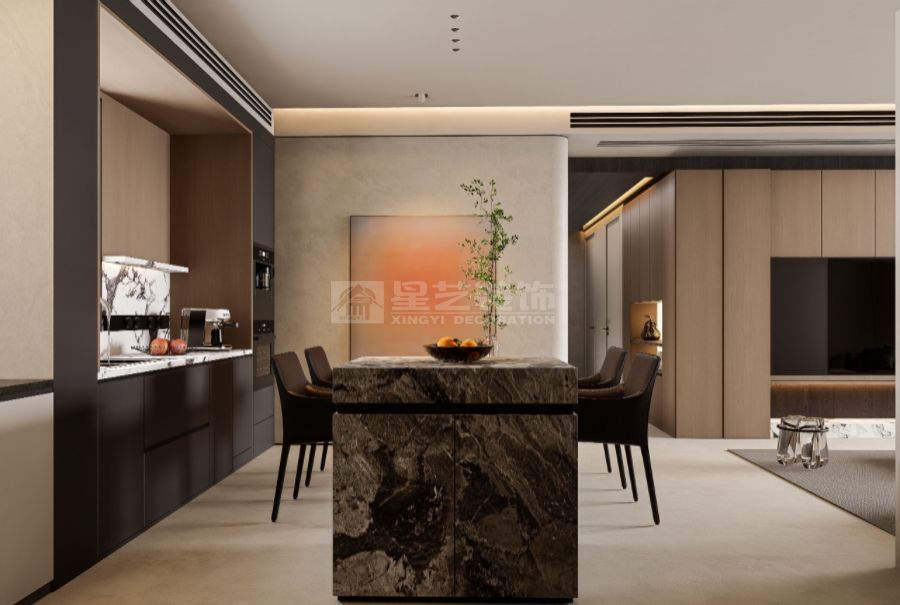 意式简约设计打造纯净生活空间，白木黑三色营造现代格调居所(图4)