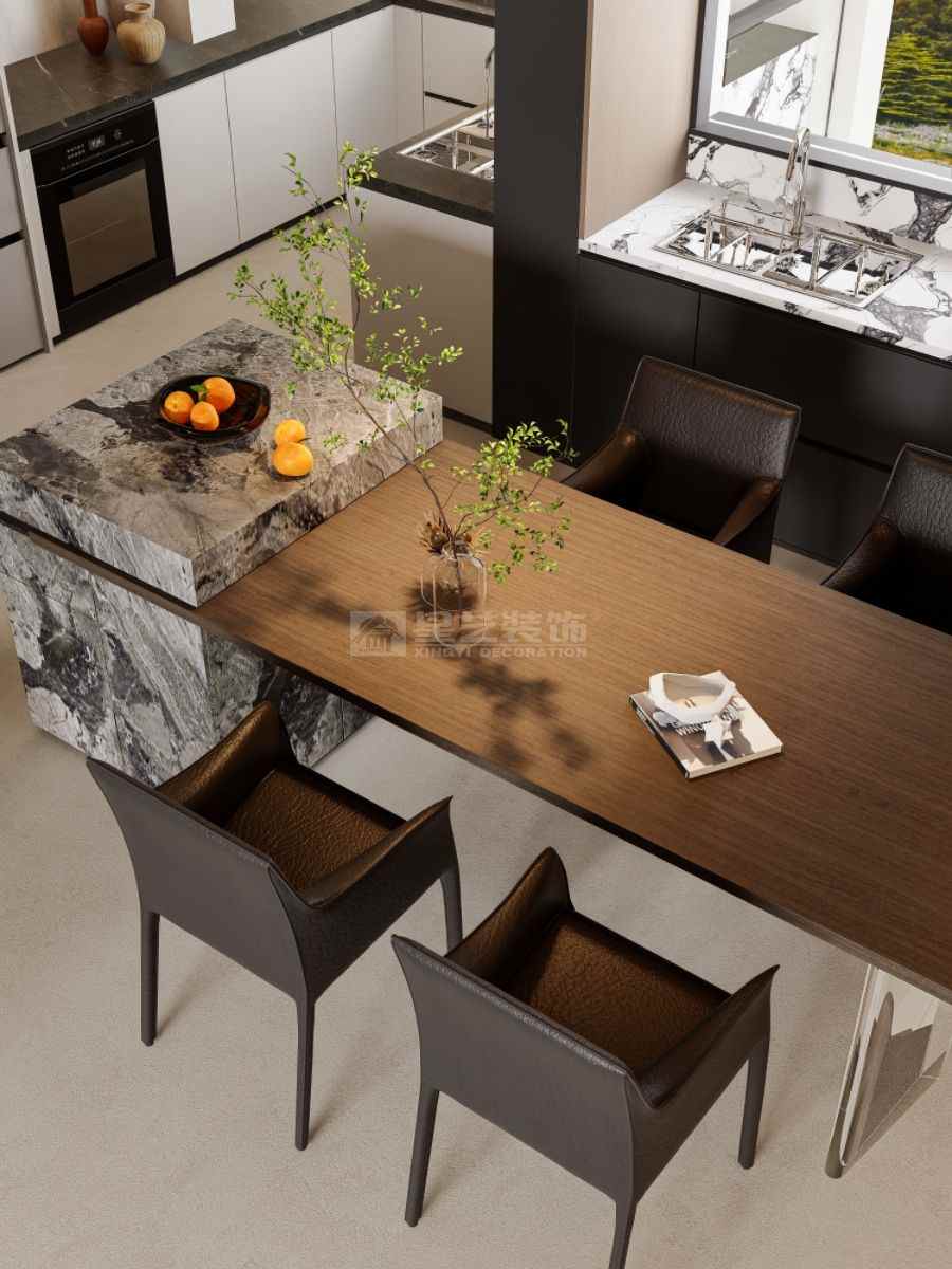 意式简约设计打造纯净生活空间，白木黑三色营造现代格调居所(图6)