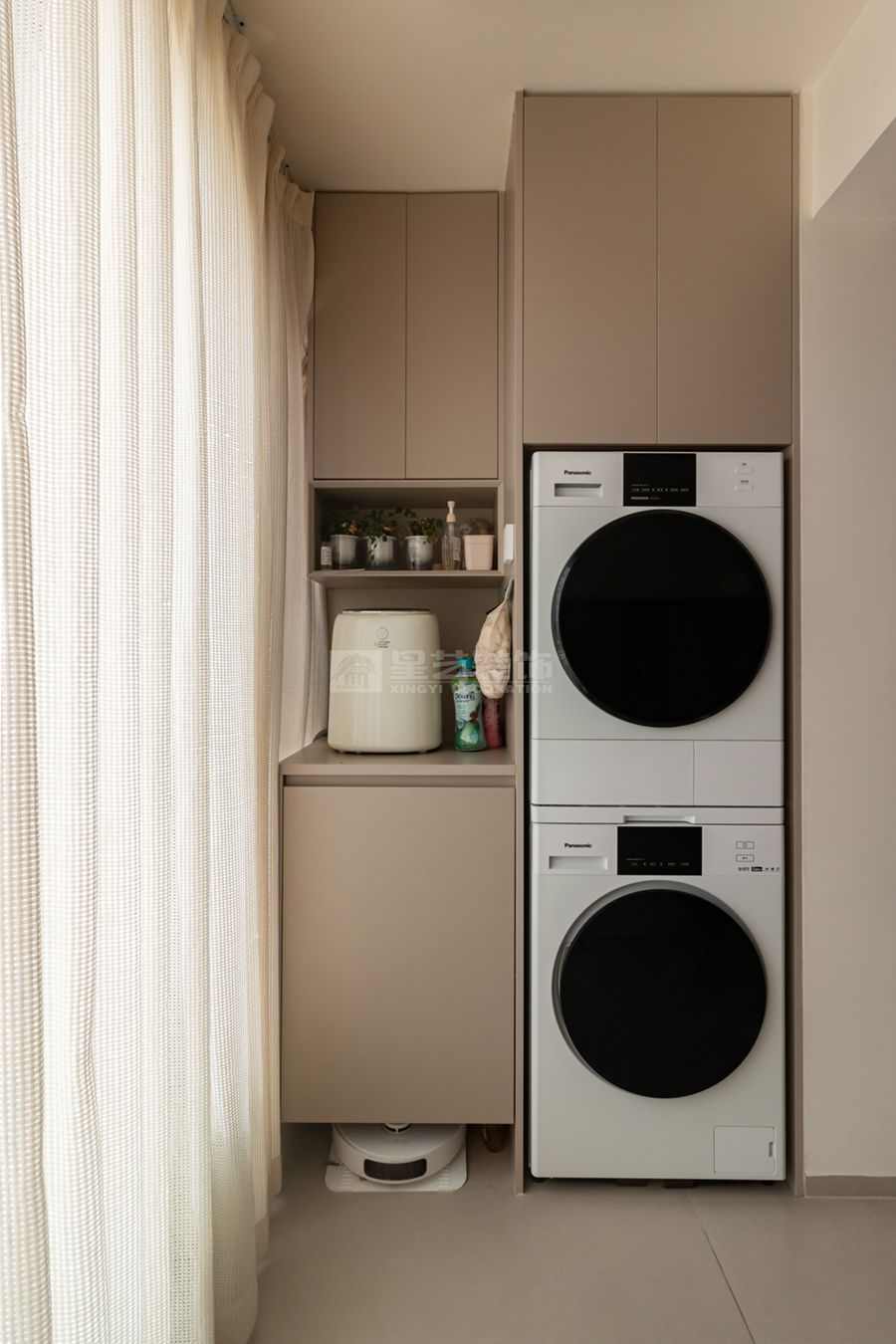 奶油原木风90后女生住宅设计，让不喜欢变刚刚好(图10)