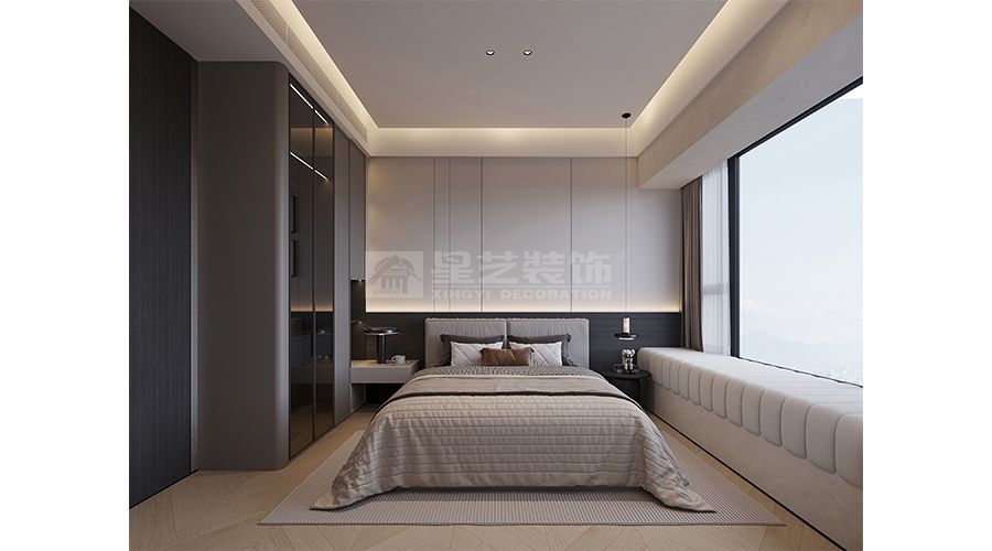 深色系现代家居设计，天然木皮与金属玻璃的精致搭配(图7)