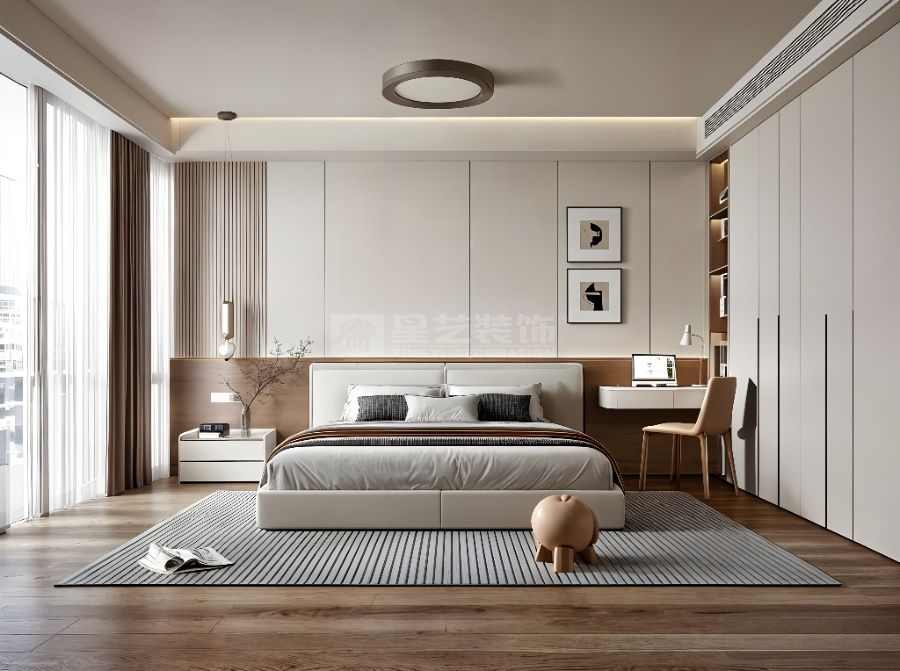 奢雅轻简设计打造现代艺术居所，材质共生营造高级松弛感(图6)