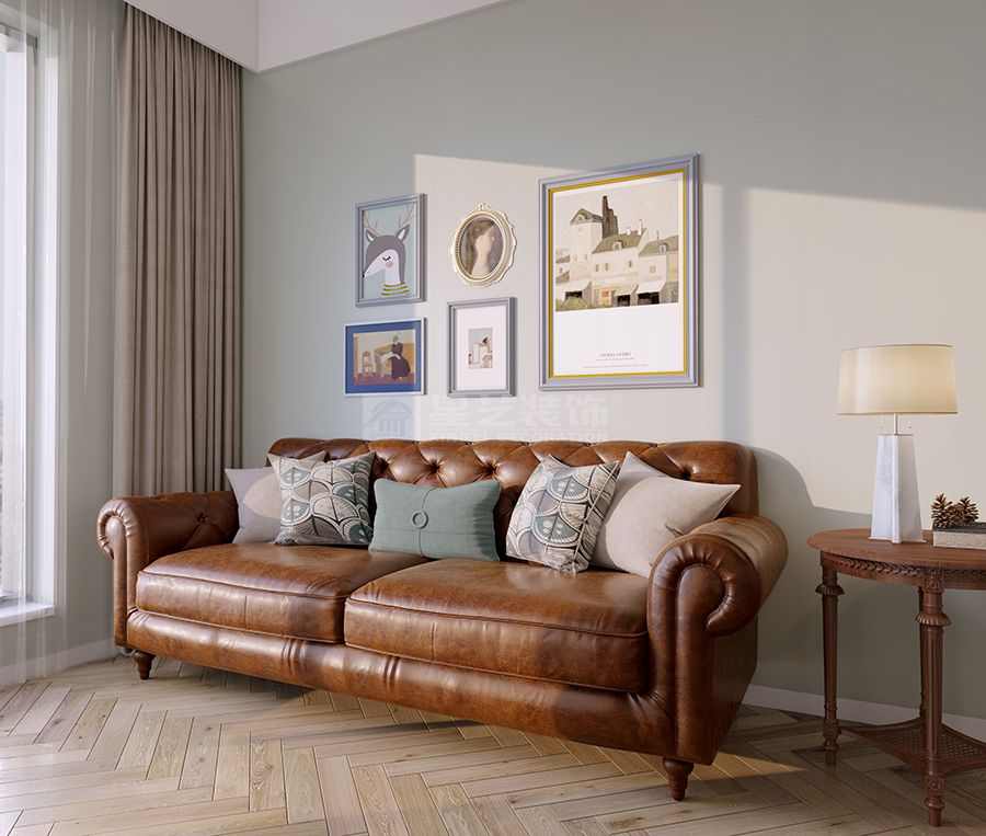 小户型夏日改造设计，大色块营造清凉舒适空间(图2)