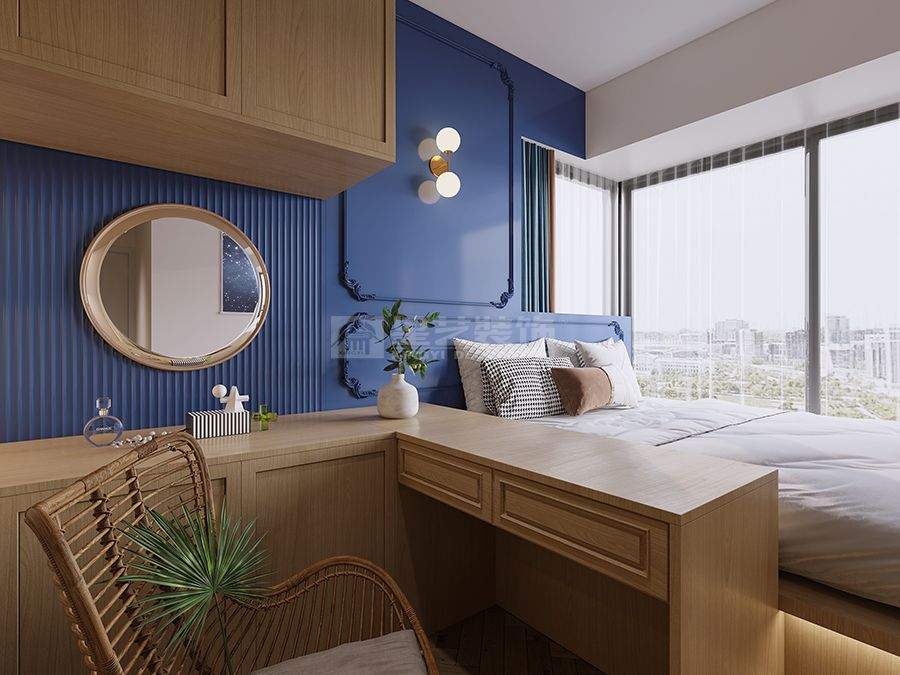 小户型夏日改造设计，大色块营造清凉舒适空间(图8)