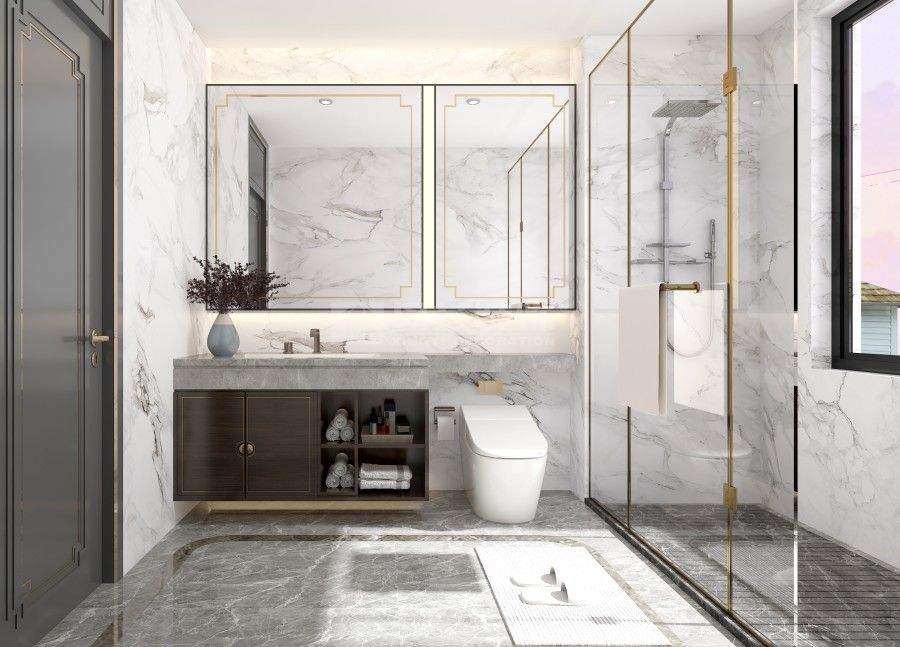 简雅现代东方韵味住宅设计，光影庭院营造静谧生活空间(图6)