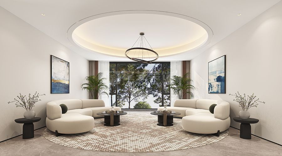 董事长私人会所设计，现代简约风格打造高端多功能休闲空间(图9)