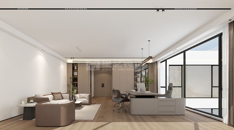 董事长私人会所设计，现代简约风格打造高端多功能休闲空间(图15)