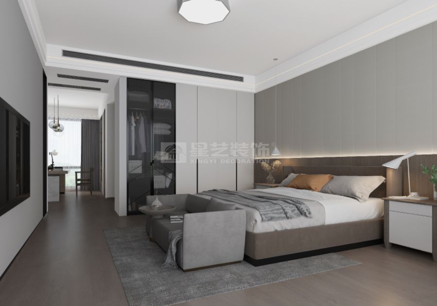 现代简约家居设计：科技木纹与大理石岩板的完美融合(图8)