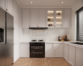 美式别墅设计复古地砖配实木地板营造温馨舒适空间(图9)