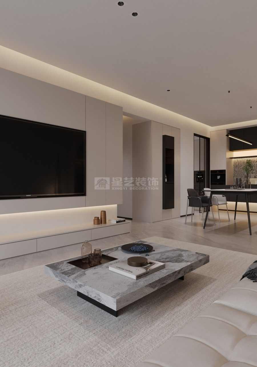 老破小空间改造奶油风设计，学区房采光优化与功能布局解决方案(图6)