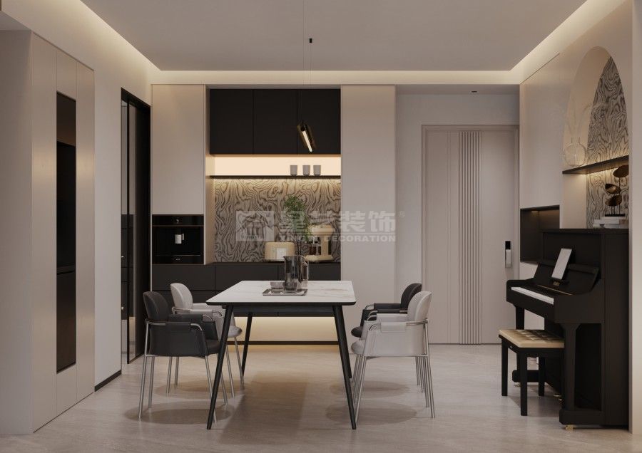 老破小空间改造奶油风设计，学区房采光优化与功能布局解决方案(图8)