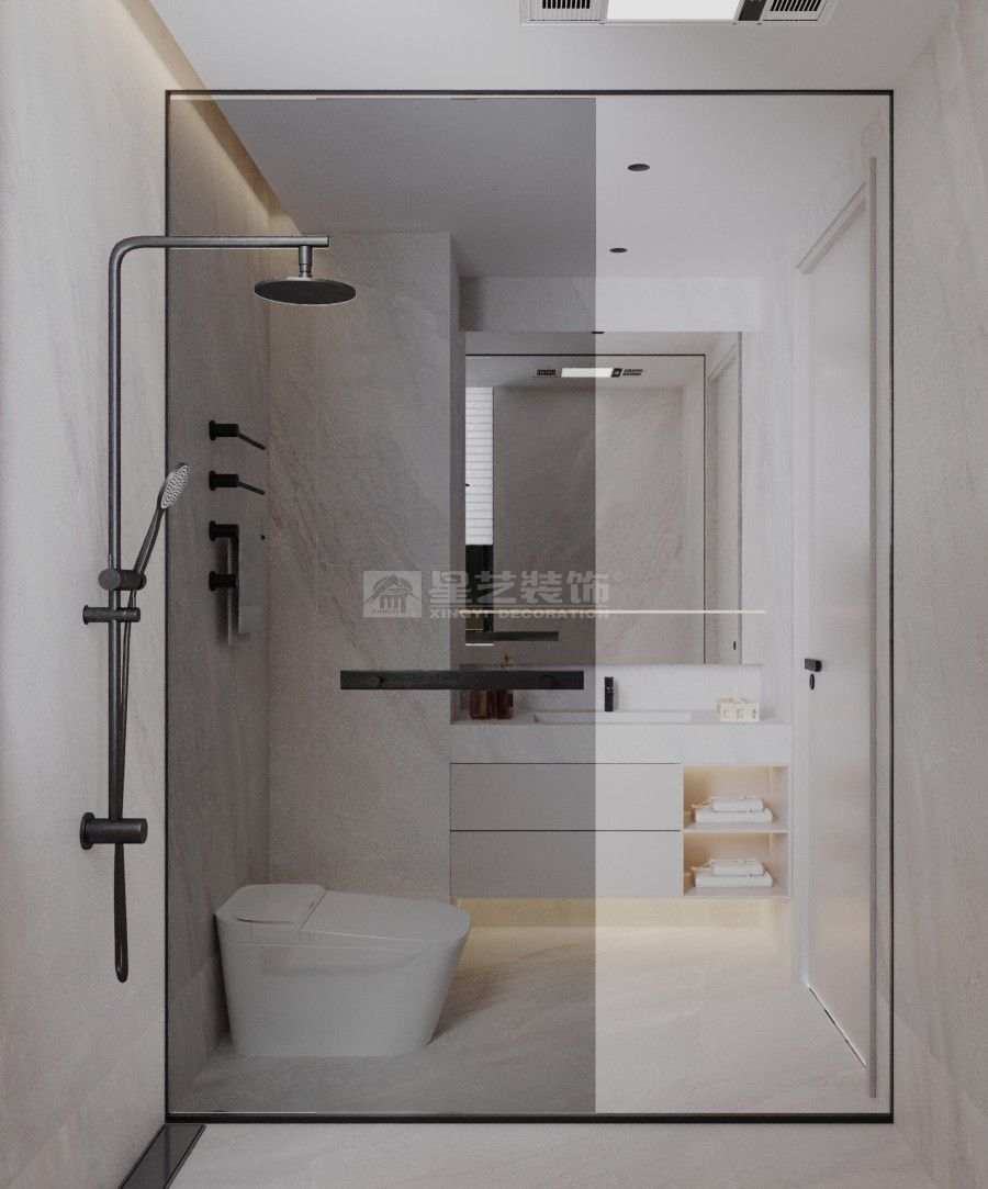 老破小空间改造奶油风设计，学区房采光优化与功能布局解决方案(图11)