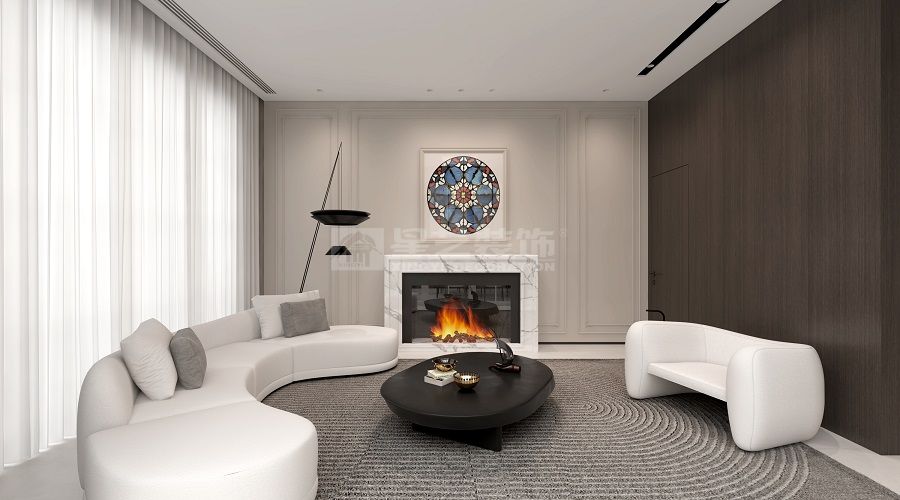 现代美式联排别墅设计，音乐教师的奢享度假生活空间(图2)