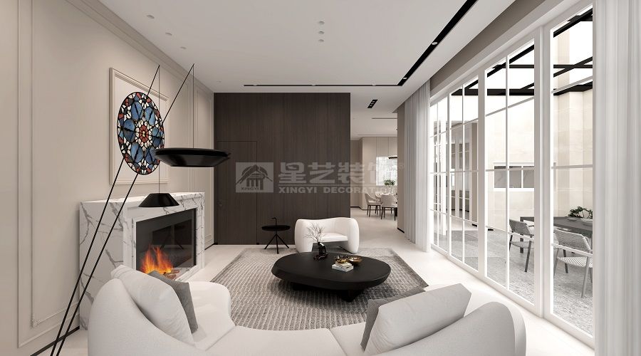 现代美式联排别墅设计，音乐教师的奢享度假生活空间(图1)