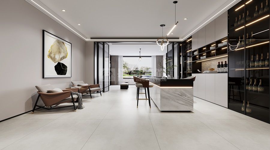 现代美式联排别墅设计，音乐教师的奢享度假生活空间(图9)