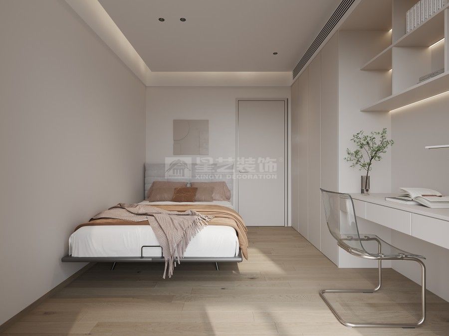 奶油极简设计风格打造温暖舒适家居空间(图5)