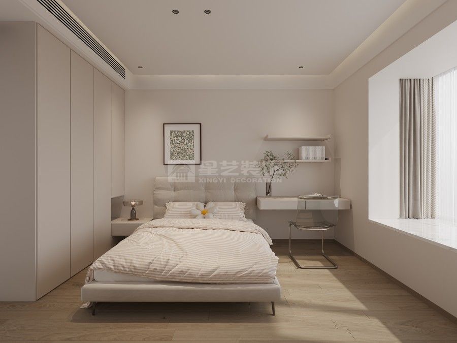 奶油极简设计风格打造温暖舒适家居空间(图1)