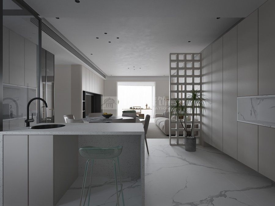 奶油极简设计风格打造温暖舒适家居空间(图8)