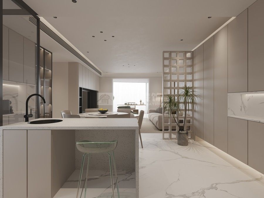 奶油极简设计风格打造温暖舒适家居空间(图10)