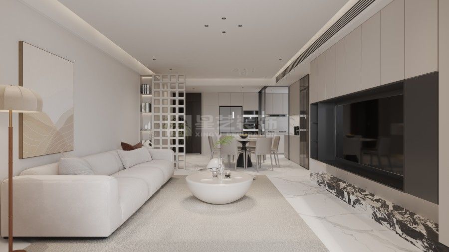 奶油极简设计风格打造温暖舒适家居空间(图14)