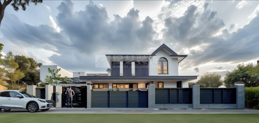 侘寂轻暖风格住宅设计，水泥原木打造疗愈现代居境(图6)