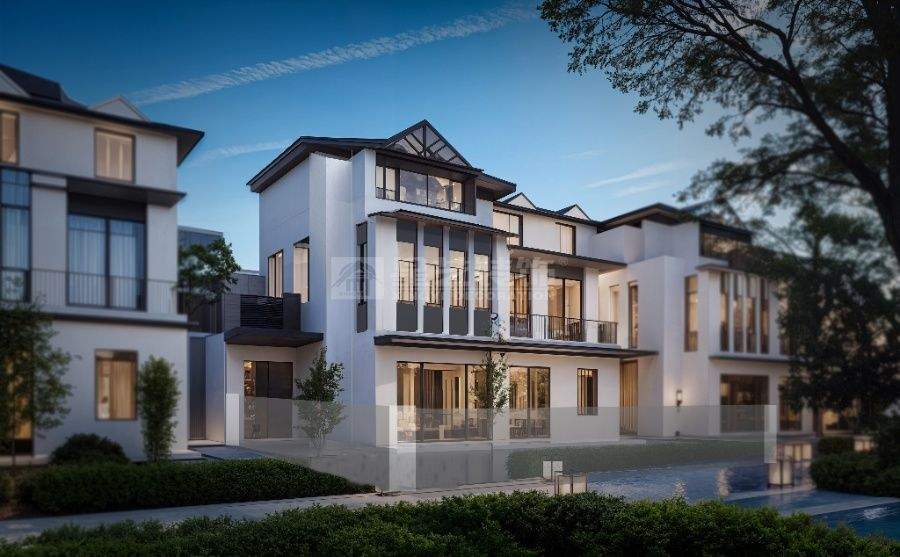 侘寂轻暖风格住宅设计，水泥原木打造疗愈现代居境(图7)