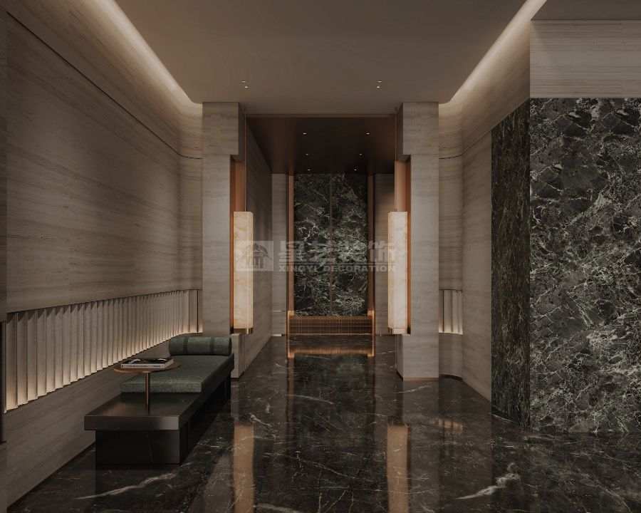 奢雅秩序设计打造精致现代餐厨空间，大理石金属材质营造通透氛围(图6)