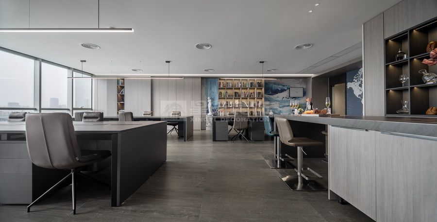 船舶经纪办公空间设计，打造无等级开放式工作环境(图9)