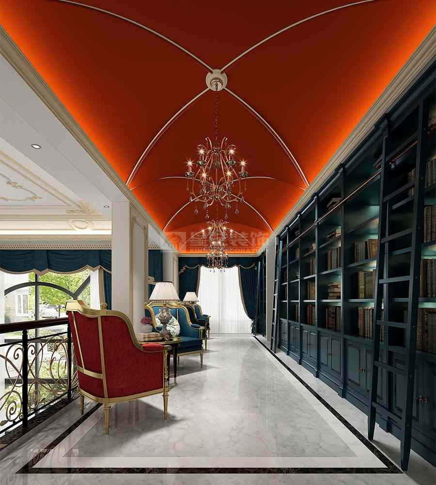 法式新古典独栋别墅设计，江畔浪漫与优雅的完美融合(图4)