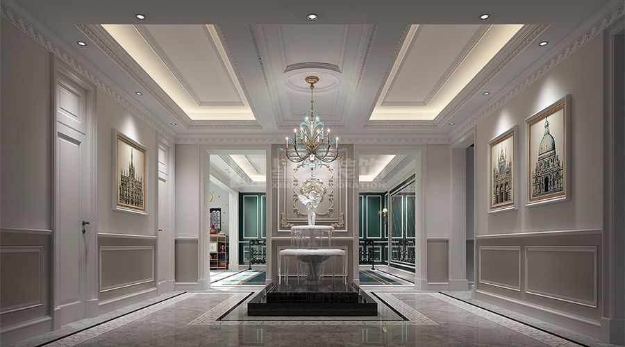 法式新古典独栋别墅设计，江畔浪漫与优雅的完美融合(图8)