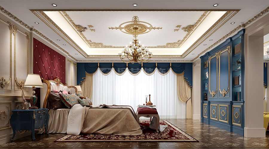 法式新古典独栋别墅设计，江畔浪漫与优雅的完美融合(图12)