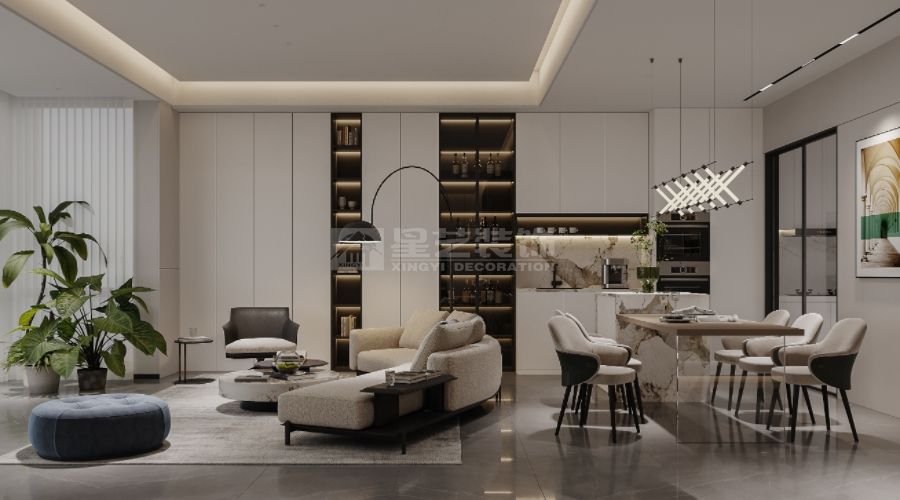 楼梯设计成为空间焦点，巧妙连接上下层的功能美学(图4)