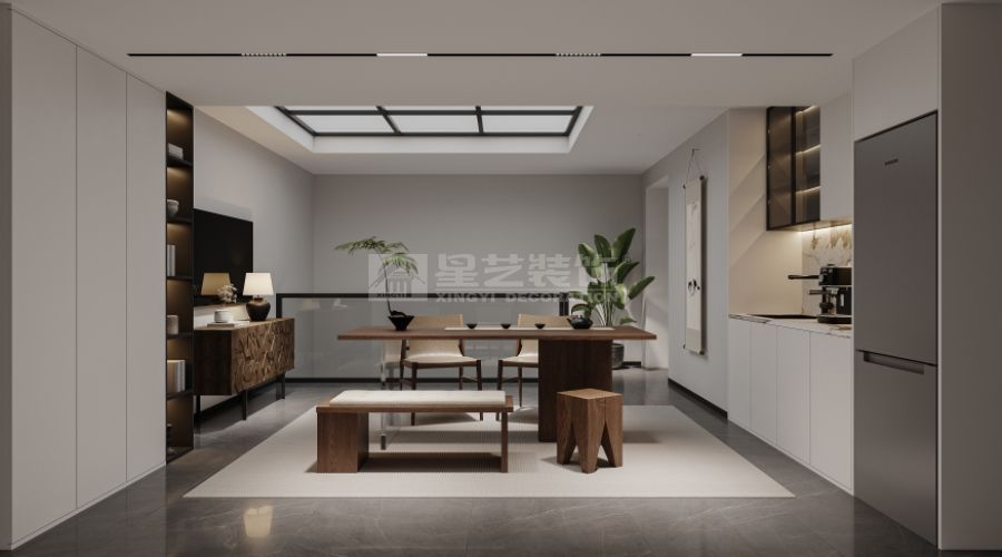 楼梯设计成为空间焦点，巧妙连接上下层的功能美学(图7)