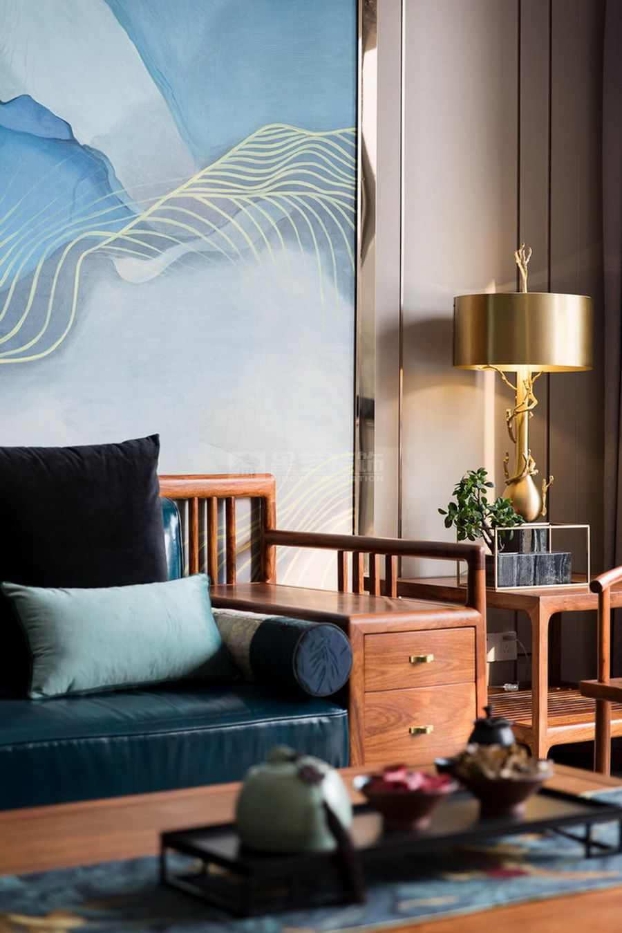 金沙洲小岛中式家居设计，文化底蕴打造传统宜居空间(图1)