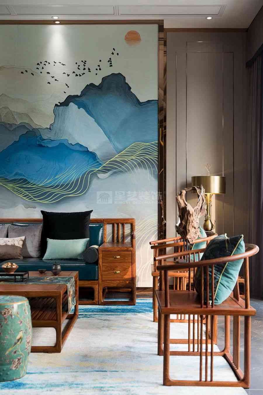 金沙洲小岛中式家居设计，文化底蕴打造传统宜居空间(图2)