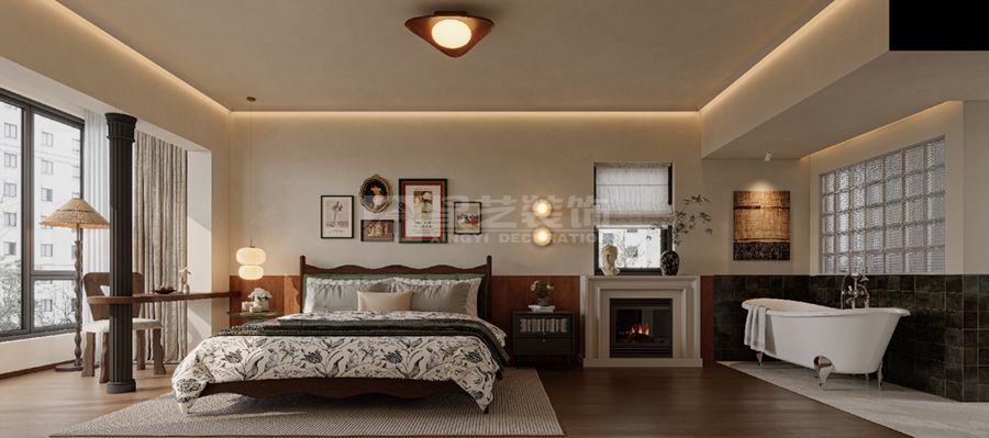 功能融合设计重塑空间格局 弧形浴缸打造复古美学氛围(图6)