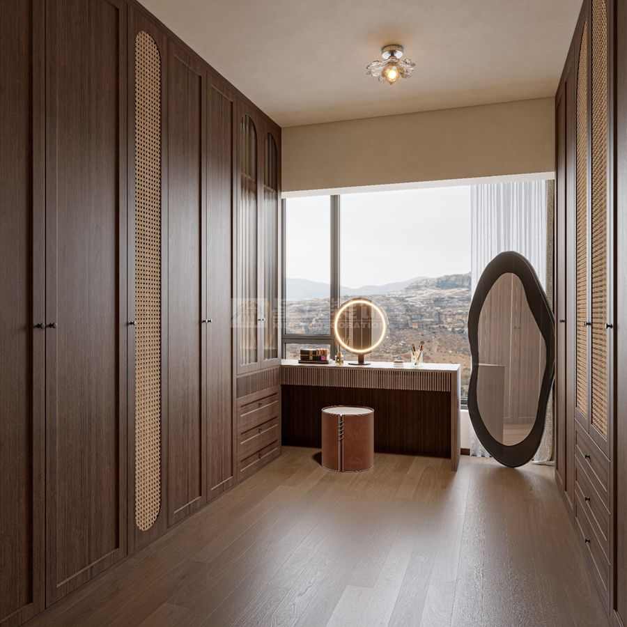 功能融合设计重塑空间格局 弧形浴缸打造复古美学氛围(图8)