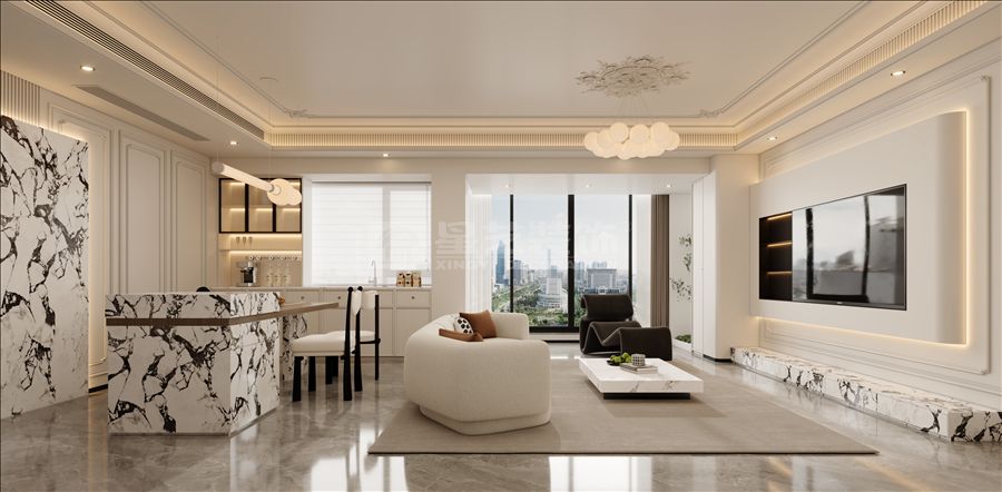 柔韵法式轻简新生设计，浪漫优雅与现代简约完美融合(图1)