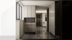 高级灰静谧美学设计，简约现代四居室家居方案(图9)