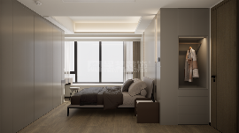 高级灰静谧美学设计，简约现代四居室家居方案(图7)