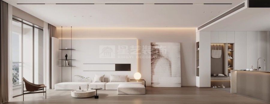 光与极简的疗愈空间设计，打造温润松弛的居家氛围(图1)