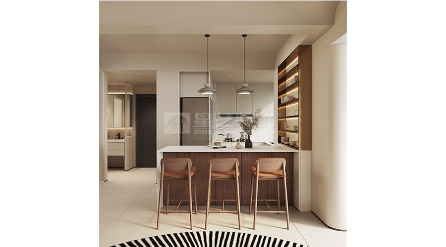 现代中古风格家居设计融合简约与复古打造舒适生活空间(图2)