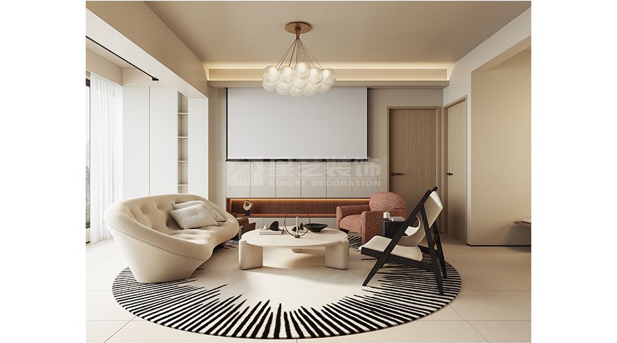 现代中古风格家居设计融合简约与复古打造舒适生活空间(图1)