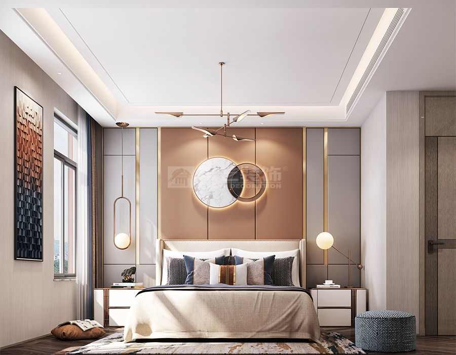 现代中式与法式浪漫融合设计，打造三代同堂理想居所(图5)