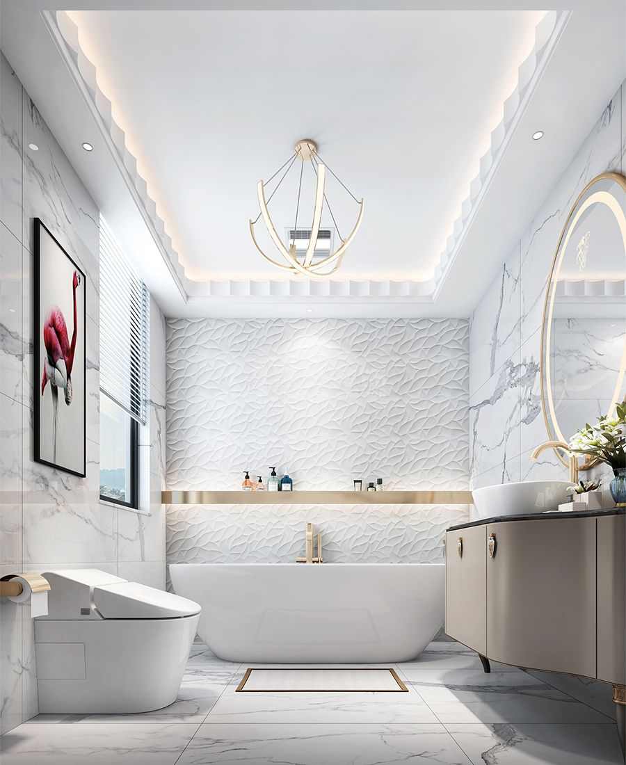 现代中式与法式浪漫融合设计，打造三代同堂理想居所(图8)