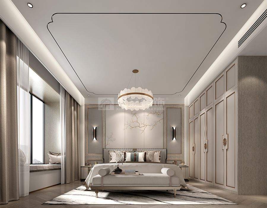 现代中式与法式浪漫融合设计，打造三代同堂理想居所(图10)