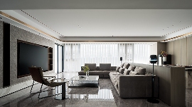 现代简约住宅设计，营造静谧舒适居家氛围(图1)