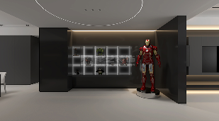 暗黑系室内设计打造神秘工业风空间效果(图3)