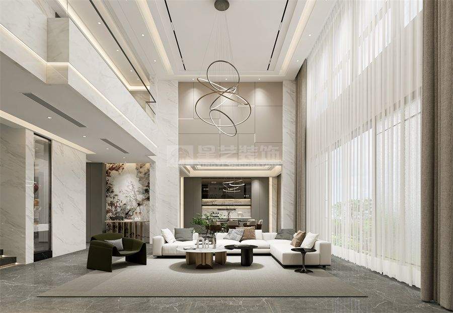 现代意式家具设计案例，简约优雅满足公务员家庭需求(图3)