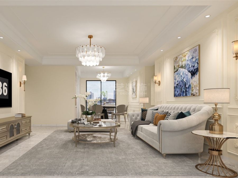 现代简约风格装修设计，白领夫妻的理想家居选择(图2)